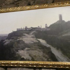 P1190875    Castello fortificato,  Chiesa di S. Nicolò,  Torre di Guardia Gonzaghesca e La Rocca.
